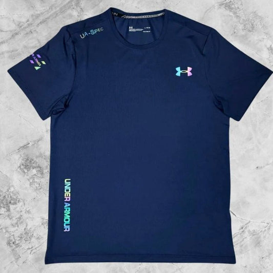 t-shirt bleu ua