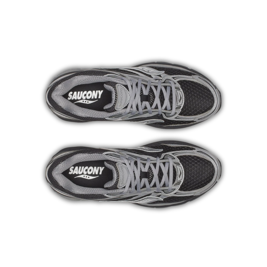 Saucony OMNI 9 coloris Black & Grey — vue 3